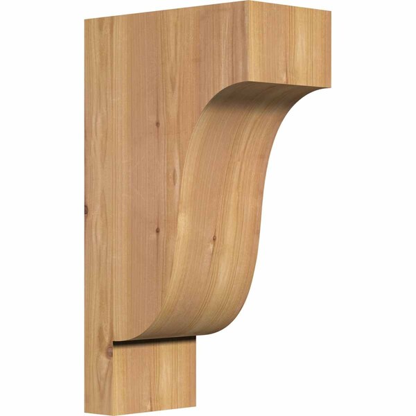 Ekena Millwork Newport Smooth Corbel, Western Red Cedar, 5 1/2"W x 10"D x 18"H COR06X10X18NEW00SWR - main
